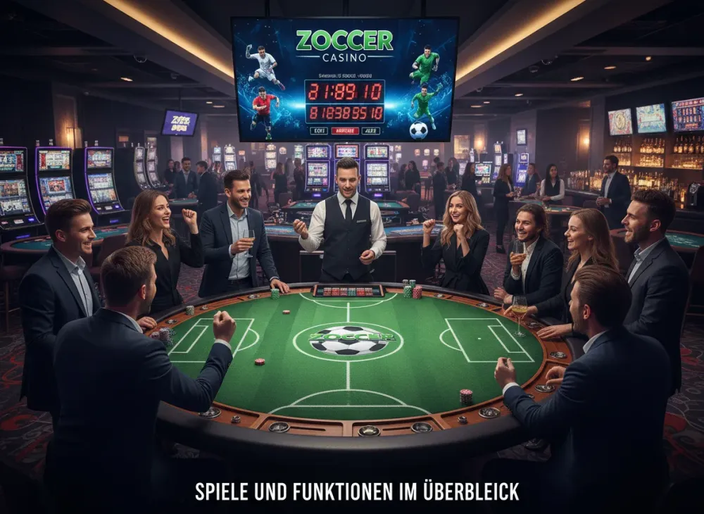 Zoccer casino Ratgeber zu Anmeldung und Spiel